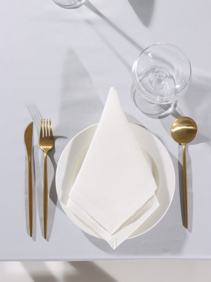 Набор салфеток «Этель» Cloudy, 40×40 см - 2 шт., лён 100%, 210 г/м²