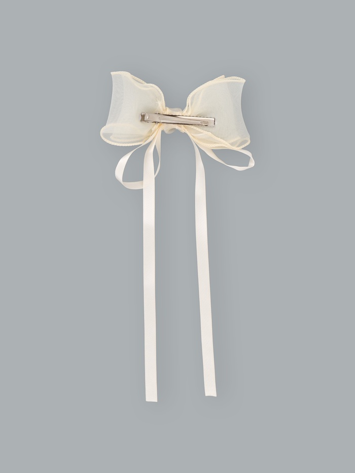 Бант для волос на заколке с лентами, жёлтый, Винкс