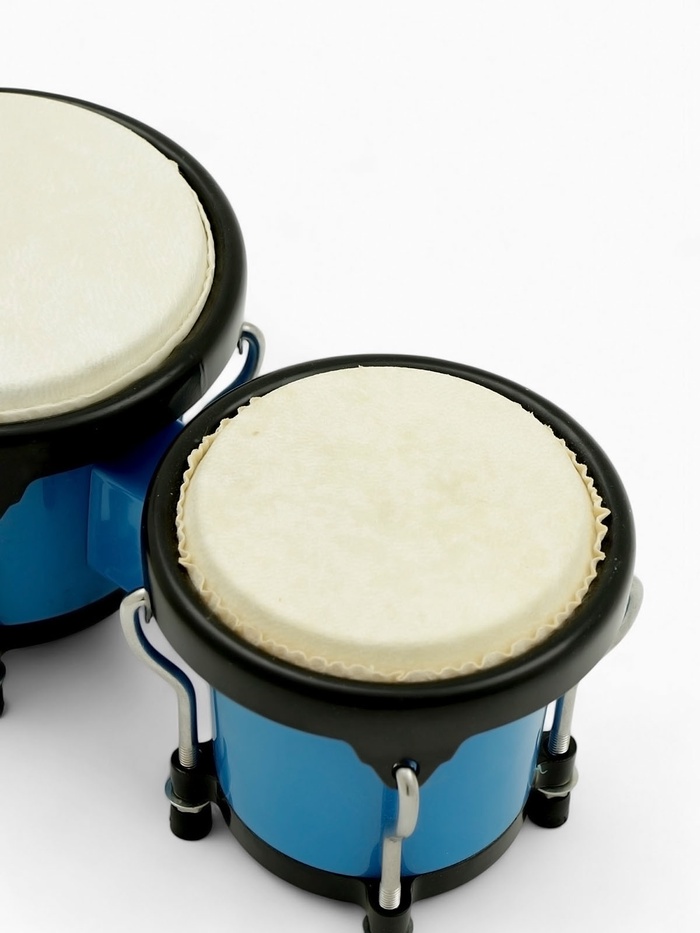 Барабан Бонго Music Life 4×5 дюймов, синий