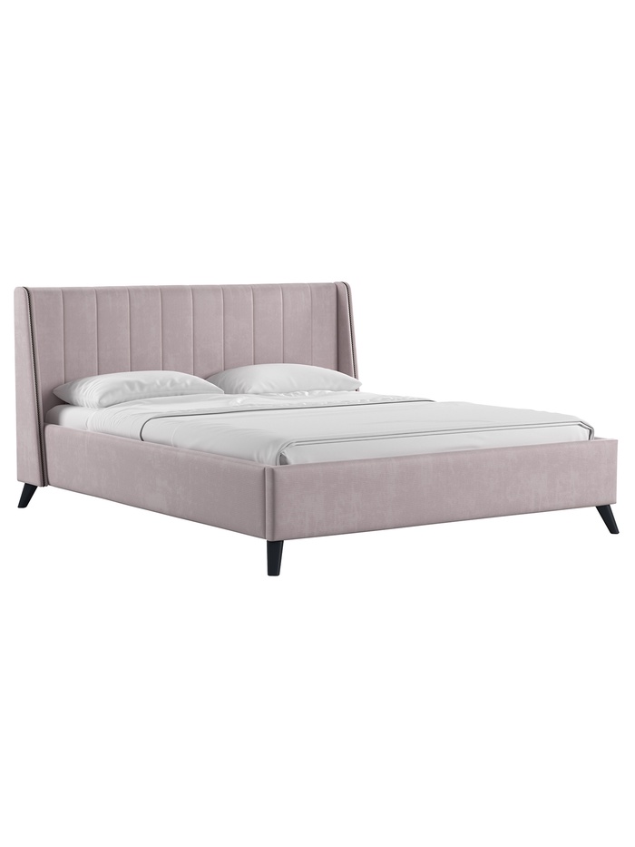 Кровать двуспальная «Меллиса», с подъёмным механизмом, спальное место 1600×2000 мм, велюр, цвет ява