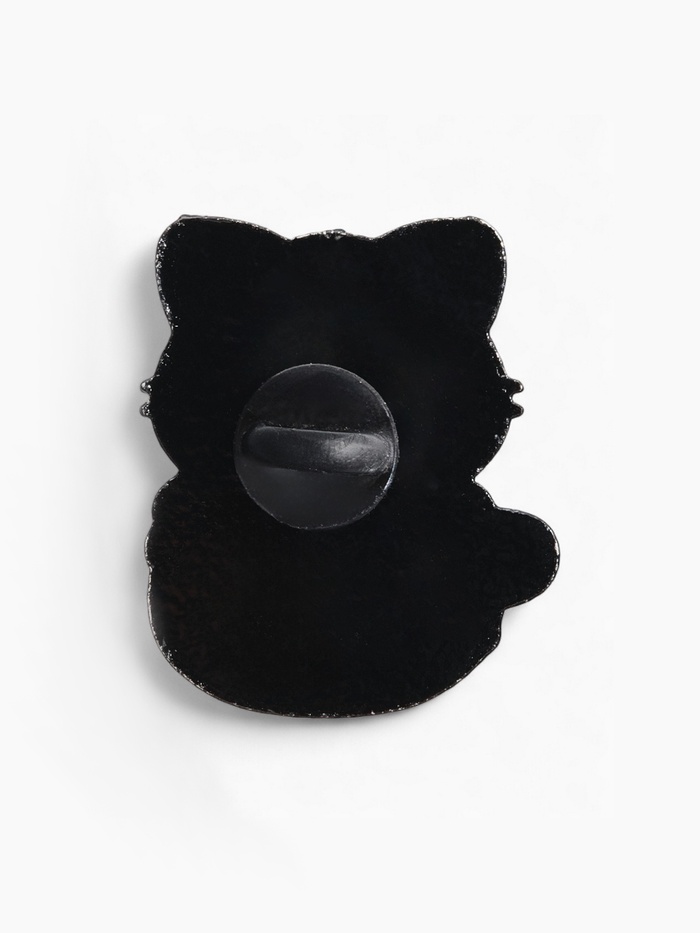 Значок «Котик» из Гриффиндора, цветной в чёрном металле