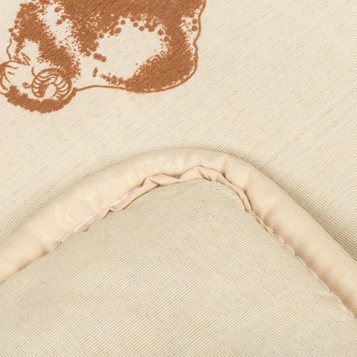 Одеяло зимнее (утеплённое) 1.5 сп. «Адамас. Овечья шерсть», 140×205 ±5 см, 300 г/м²