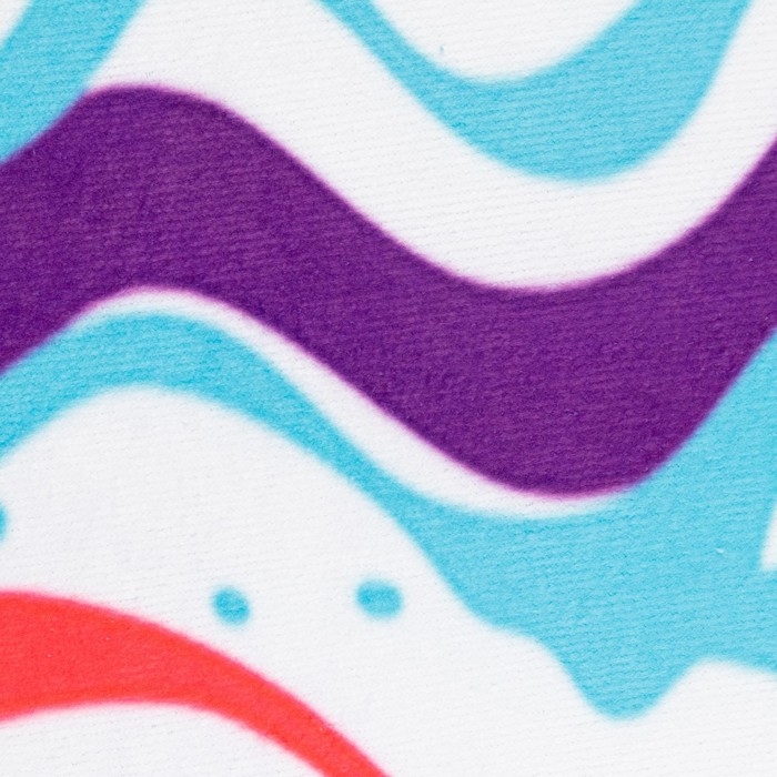 Полотенце пляжное «Этель. Волны» 75×140 см, микрофибра