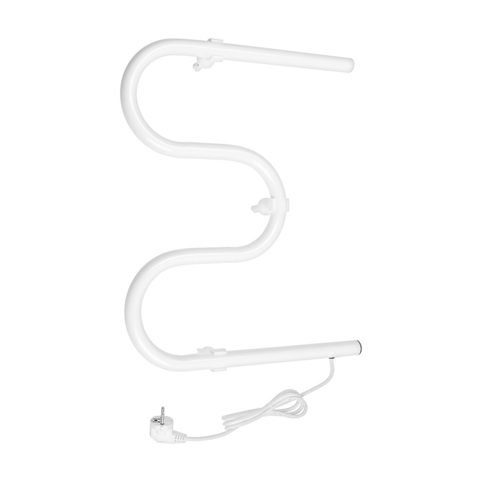 Полотенцесушитель электрический ZEIN, PE-02, М-образный, 500×400 мм, белый