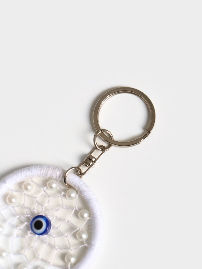 Брелок «Ловец снов», 17 см, белый