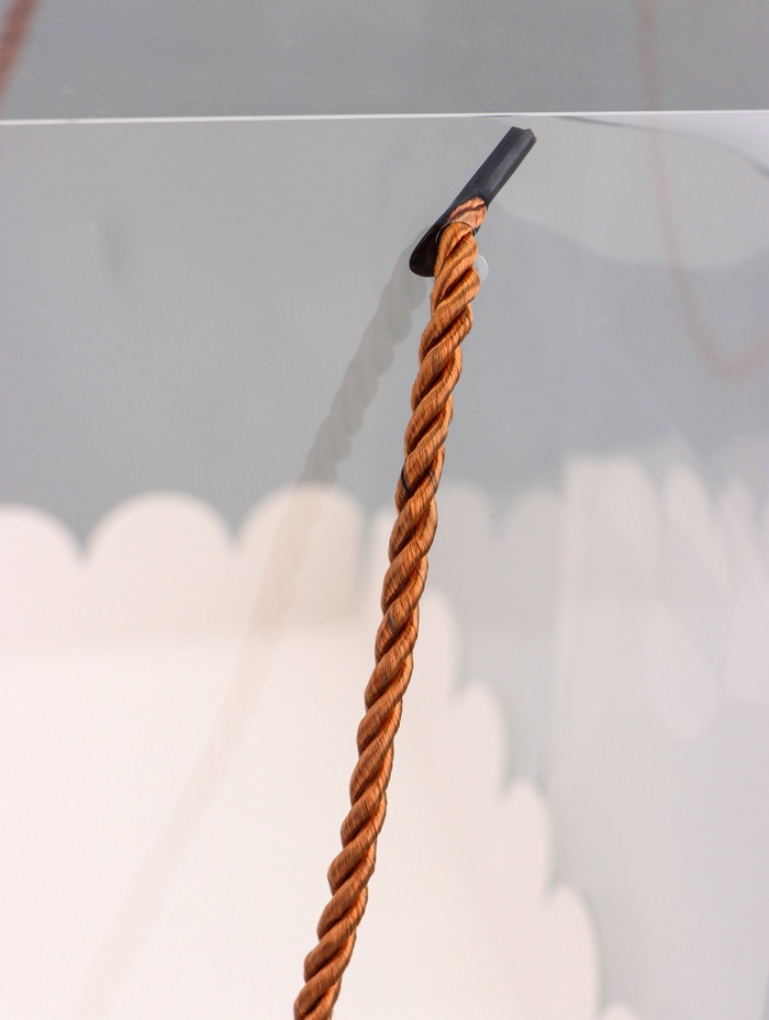 Кондитерская коробка под рулет, белая, с ручками, 20×20×20 см