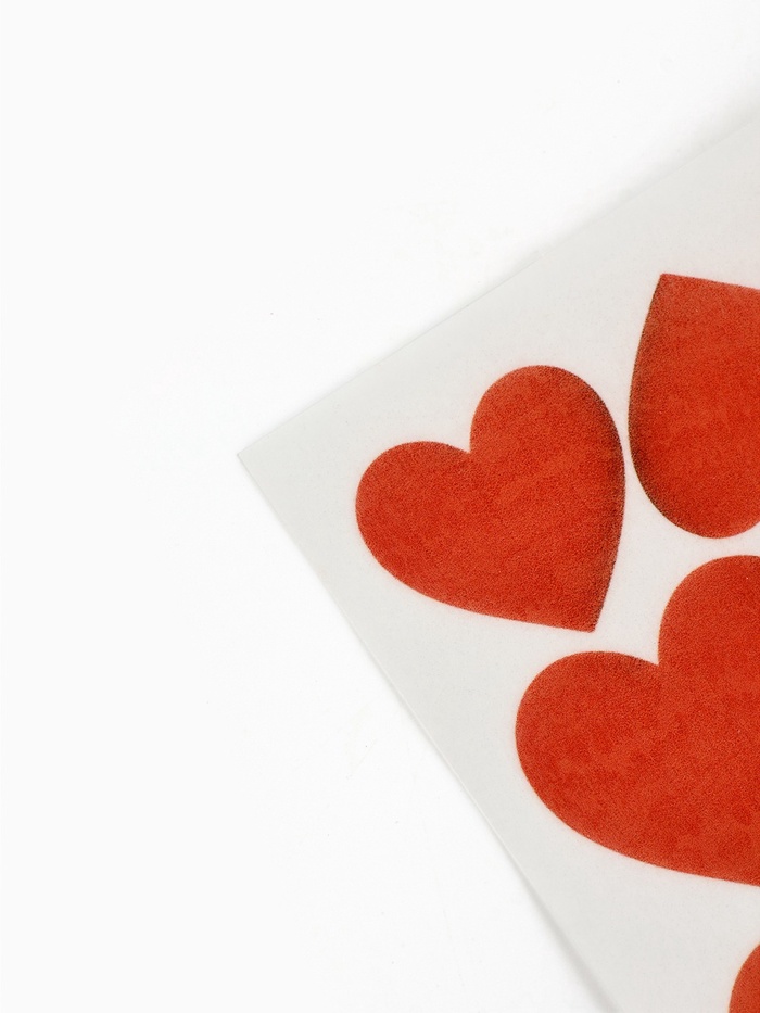 Вафельные картинки для украшения десертов и тортов «Сердечки», А5