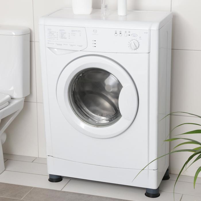 Набор подставок антивибрационных, для стиральной машины, 4 шт., 7.4×4.6 см, d=4.7 см