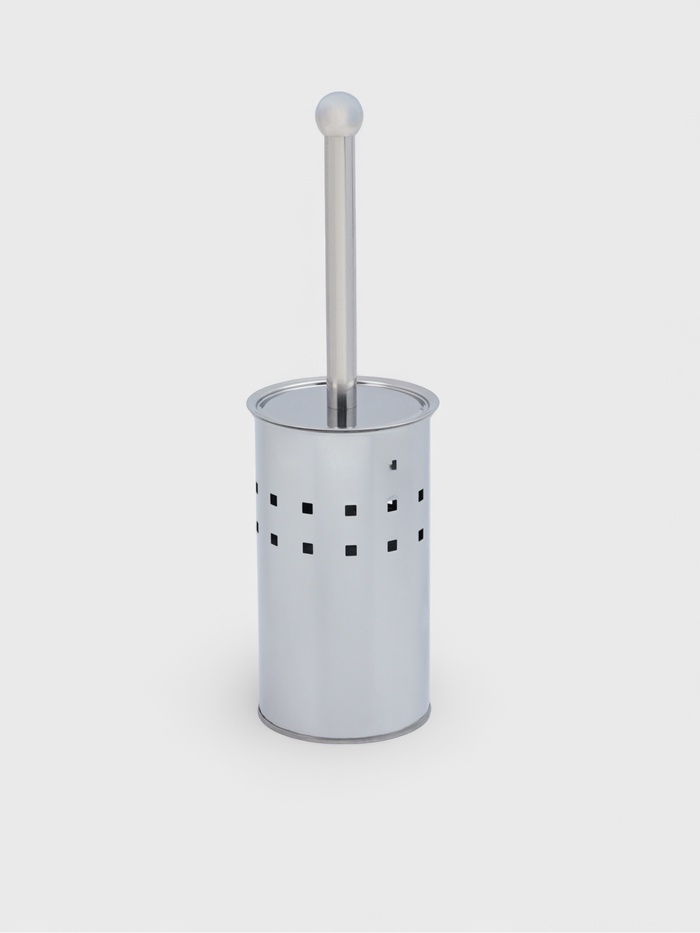 Ёршик для унитаза «Квадраты», нержавеющая сталь