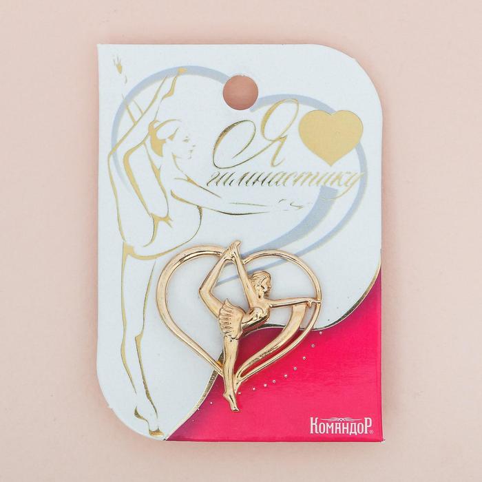 Значок спортивный для гимнастки «Гимнастика», 2.9×3 см