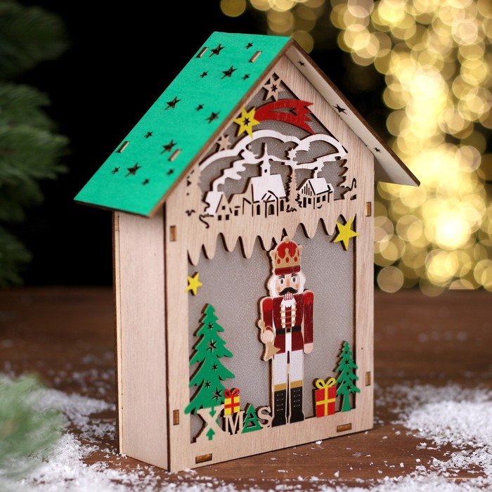 Декор с подсветкой «Щелкунчик», 15×5.5×18 см