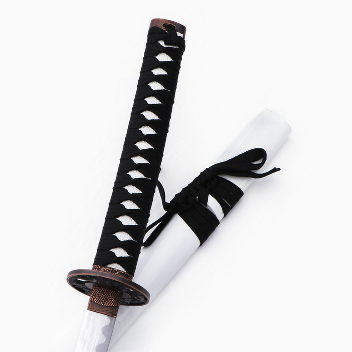 Макет оружия «Сувенирная катана. Иайта», 103 см, белые ножны с синим драконом