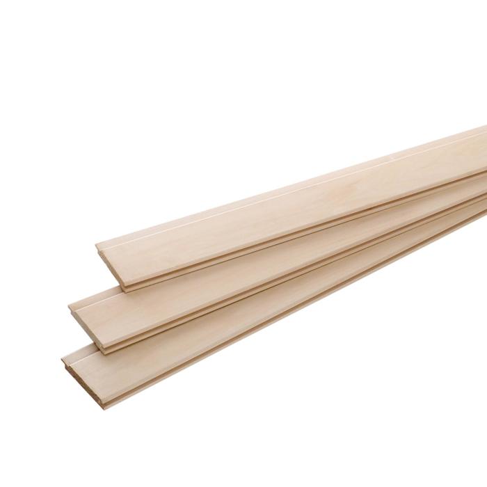 Вагонка для бани «Добропаровъ», липа, сорт АВ, 1700×88×15 мм, 1.496 м²