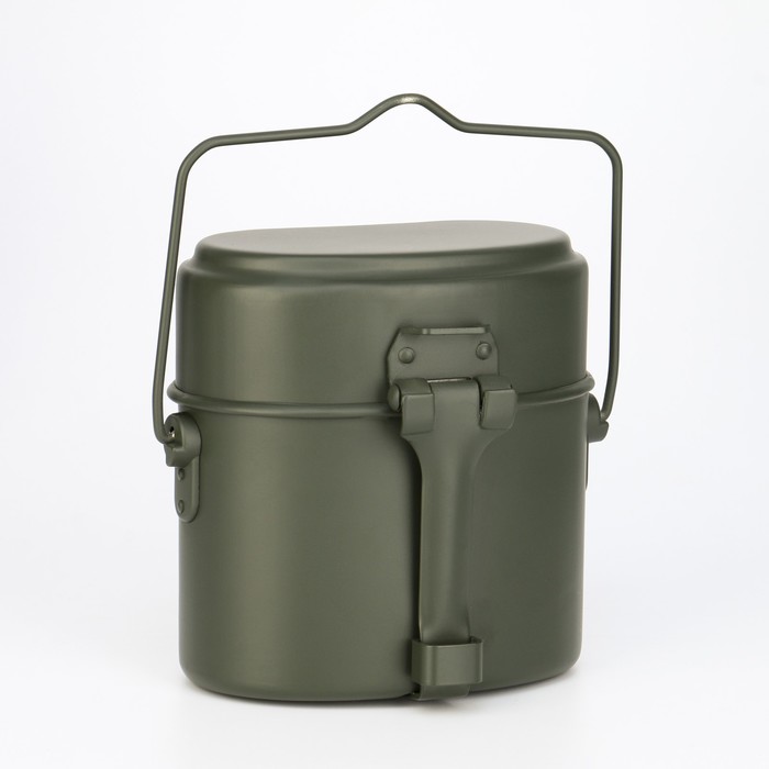 Котелок походный «Привал», 1.5 л, зеленый