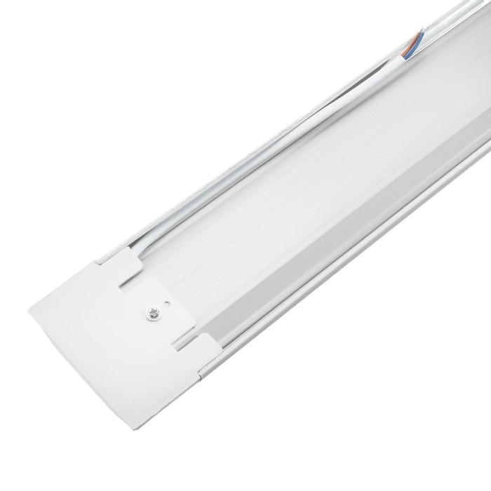 Светильник линейный светодиодный Ecola, 36 Вт, 4200 К, 220 В, IP20, 1200×75×25 мм