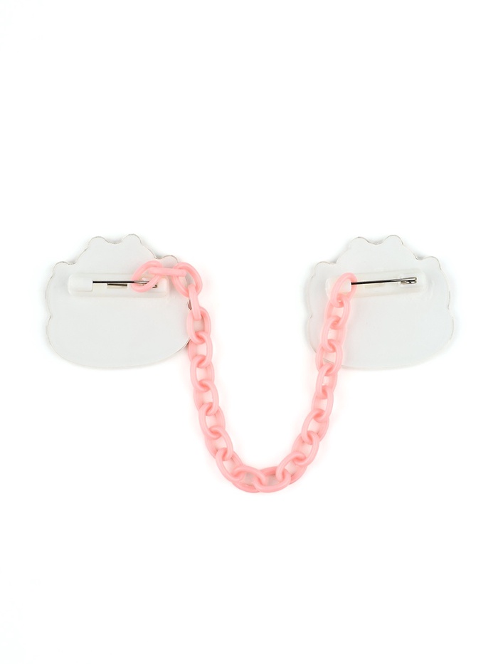 Значки на цепочке «Лапки», 13×10 см, набор 2 шт.