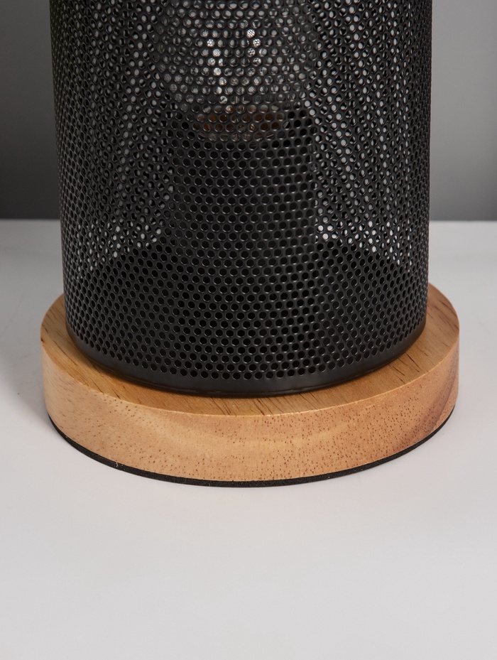 Светильник настольный 21009/1T, 1хE27, 40 Вт, чёрный