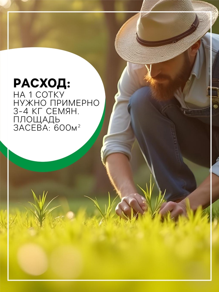 Газонная травосмесь «Гном» 20 кг