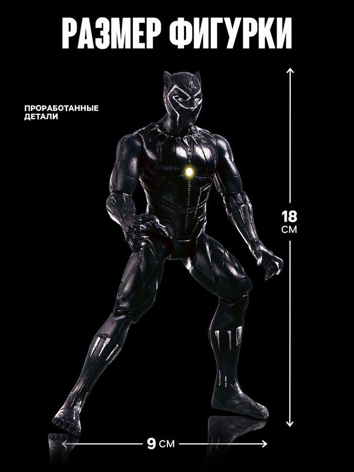 Игрушка, фигурка «Мстители. Черная Пантера»