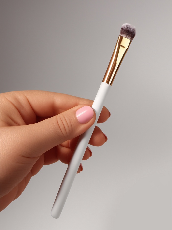 Кисть для макияжа White, 17.5 (± 1) см, белая