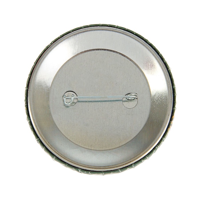 Значок закатной на 9 Мая «Спасибо деду за победу», d=5.6 см