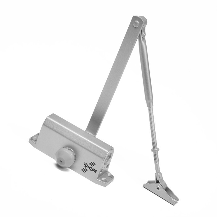 Доводчик дверей ТУНДРА G051 морозостойкий, до -50, до 45, цвет серебро