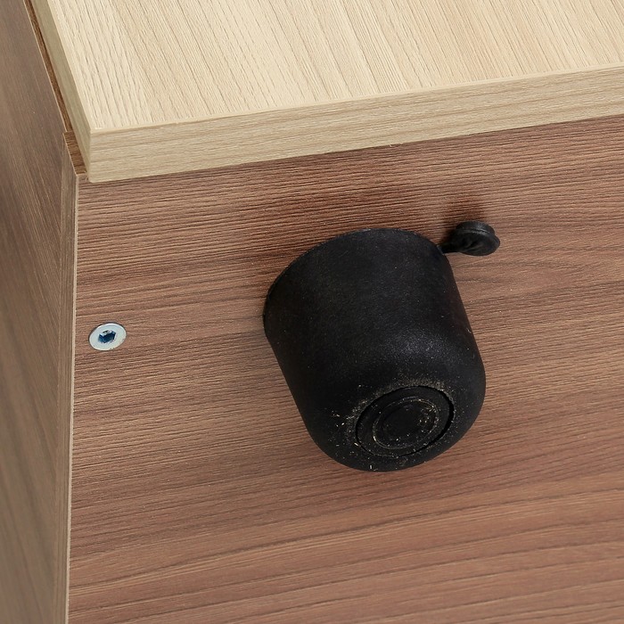 Шкаф двухдверный для документов «Клик Мебель. Герда», 800×420×1900 мм, цвет ясень шимо светлый/тёмный