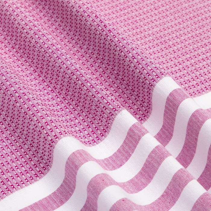 Полотенце - пештемаль пляжное Waffle, 100×180 см, хлопок 100 %, розовое