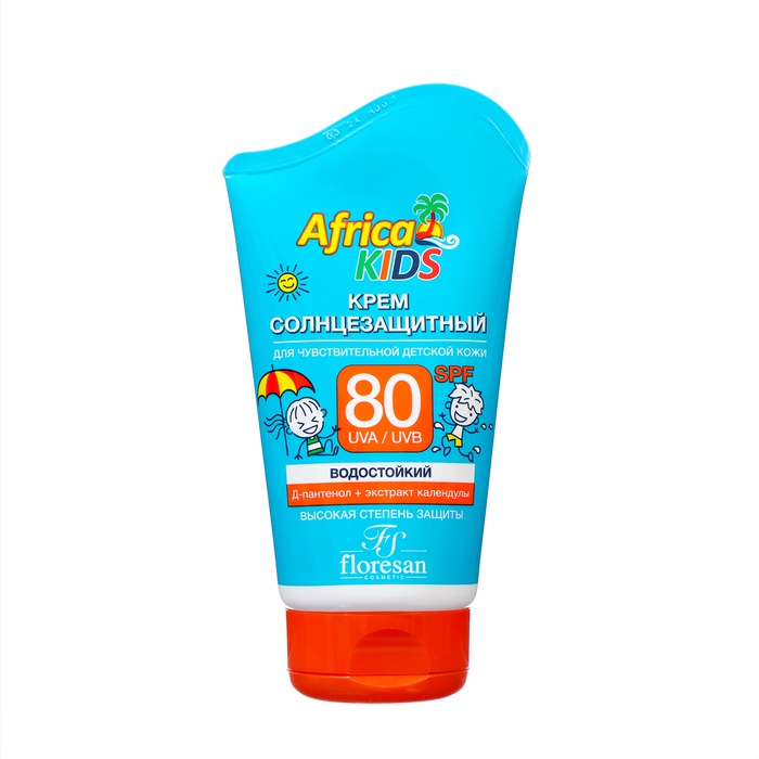 Крем детский солнцезащитный Africa Kids SPF 80, 100 мл