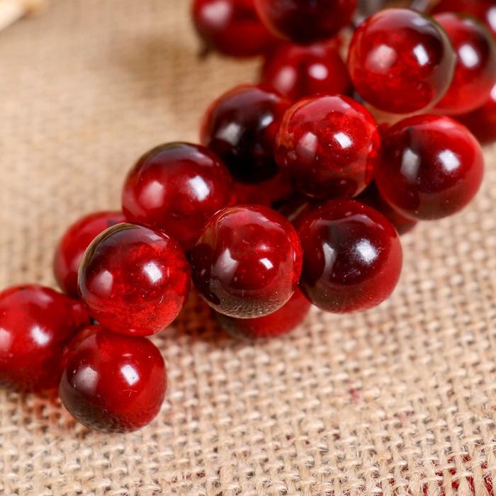 Муляж «Виноград», глянец, h=12 см, 22 ягоды, МИКС