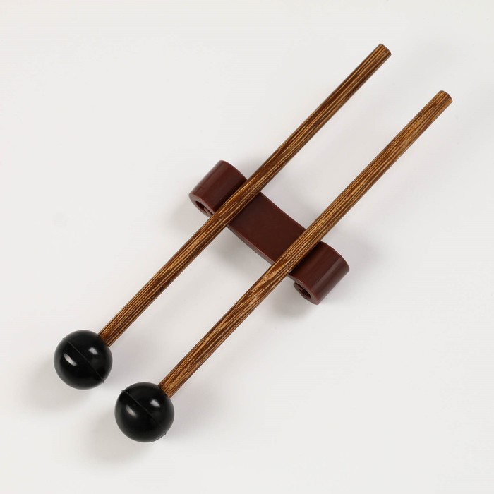 Глюкофон - музыкальный инструмент, белый, 8 лепестков, 15×9 см