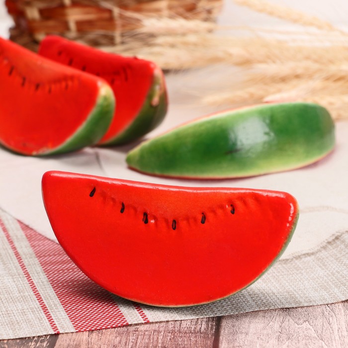 Муляж «Долька арбуза», 14.5×6.5×4.5 см
