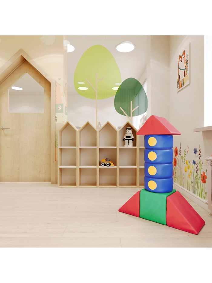 Мягкий игровой комплекс «Ракета»