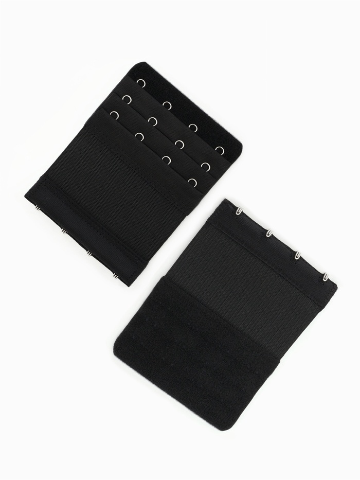 Застёжка для бюстгальтера, удлинитель, 3 ряда, 4 крючка, 7.5×10 см, 3 шт.