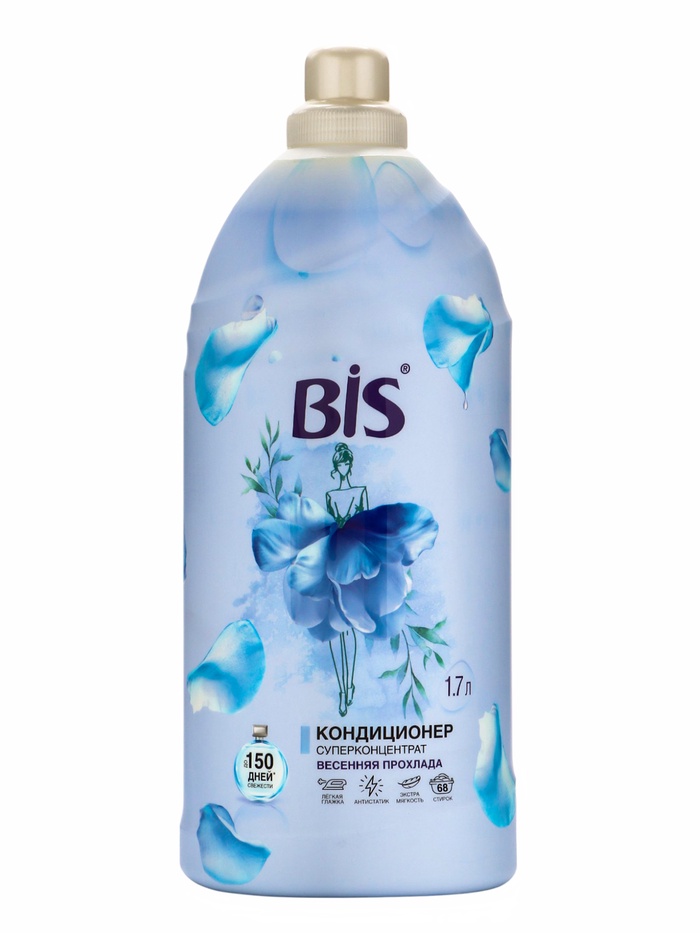 BIS Кондиционер для белья «Весенняя прохлада», концентрированный, 1.7 л