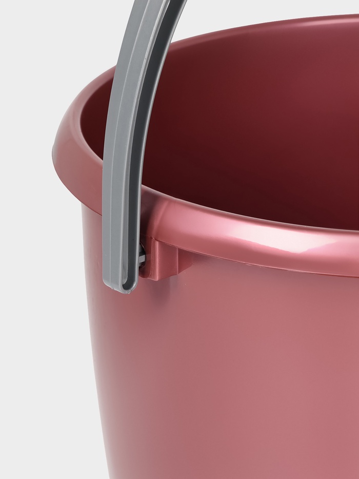 Ведро с крышкой «Удачное», 7 л, пластик, МИКС