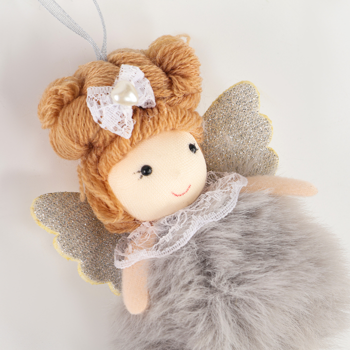 Ёлочное украшение кукла «Фея», с бантиком