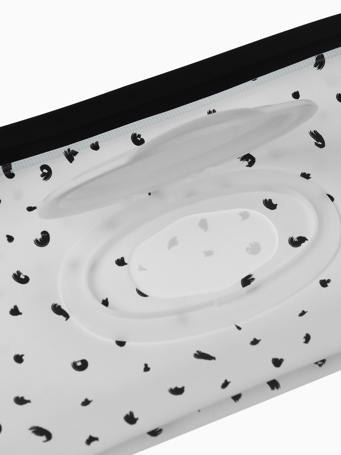 Контейнер для салфеток с петелькой «Звезды на белом», МИКС