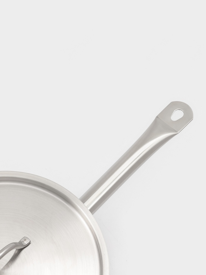 Ковш Hanna Knövell, 6.3 л, d=24, h=14 см, с крышкой, толщина стенки 0.8 мм, индукция, нержавеющая сталь