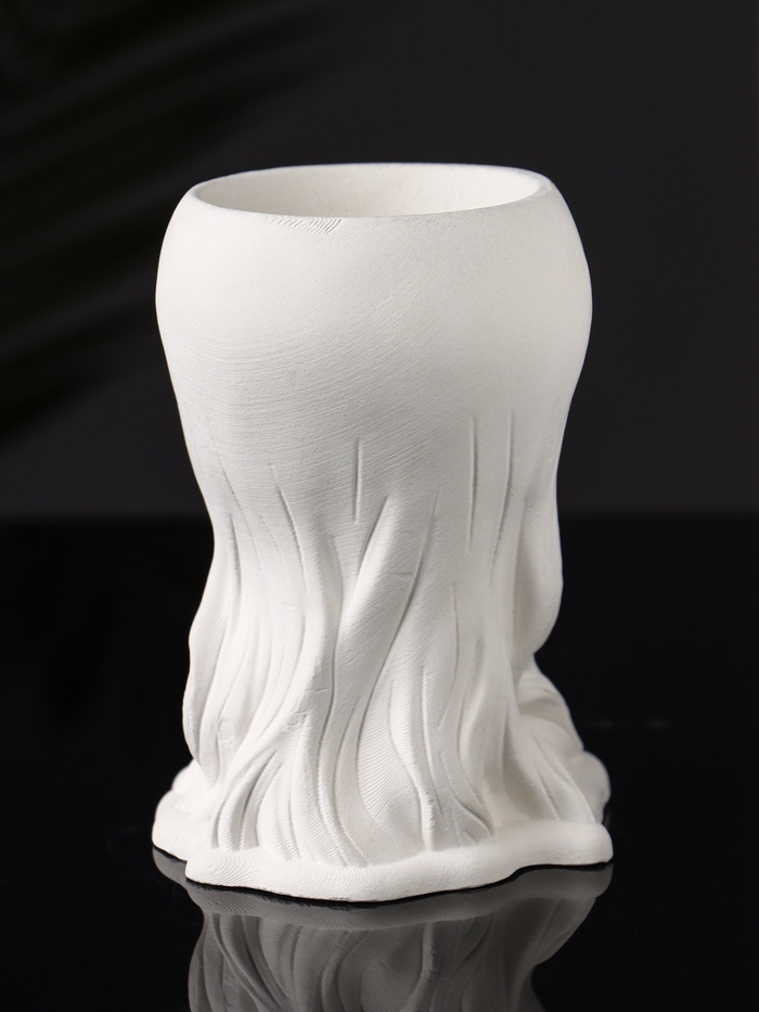 Подставка для мелочей «Девочка с мишкой», гипс, 11×8×6 см