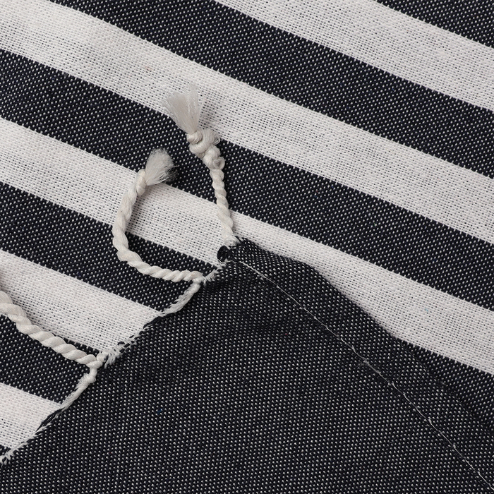 Полотенце - пештемаль пляжное LoveLife Marine, 75×170 см, чёрное