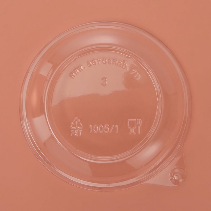 Крышка одноразовая к креманке «Кристалл», на 200 мл, d=10 см, прозрачная