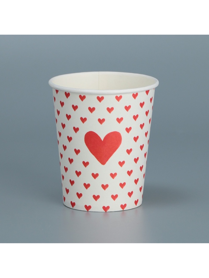 Стакан для цветов «Сердце», 250 мл