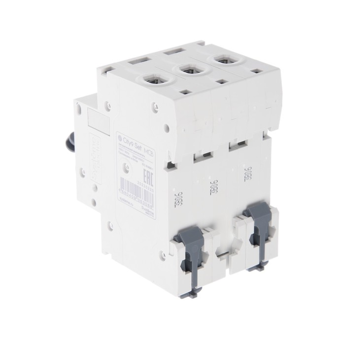 Автоматический выключатель SE City9 Set, B, 6 А, 3P, 4.5 kA, 400 В