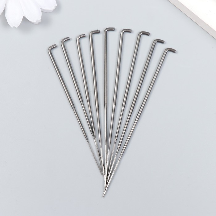 Иглы для валяния+держатель набор 10 шт.: 7.9 см, 8.6 см, 9 см