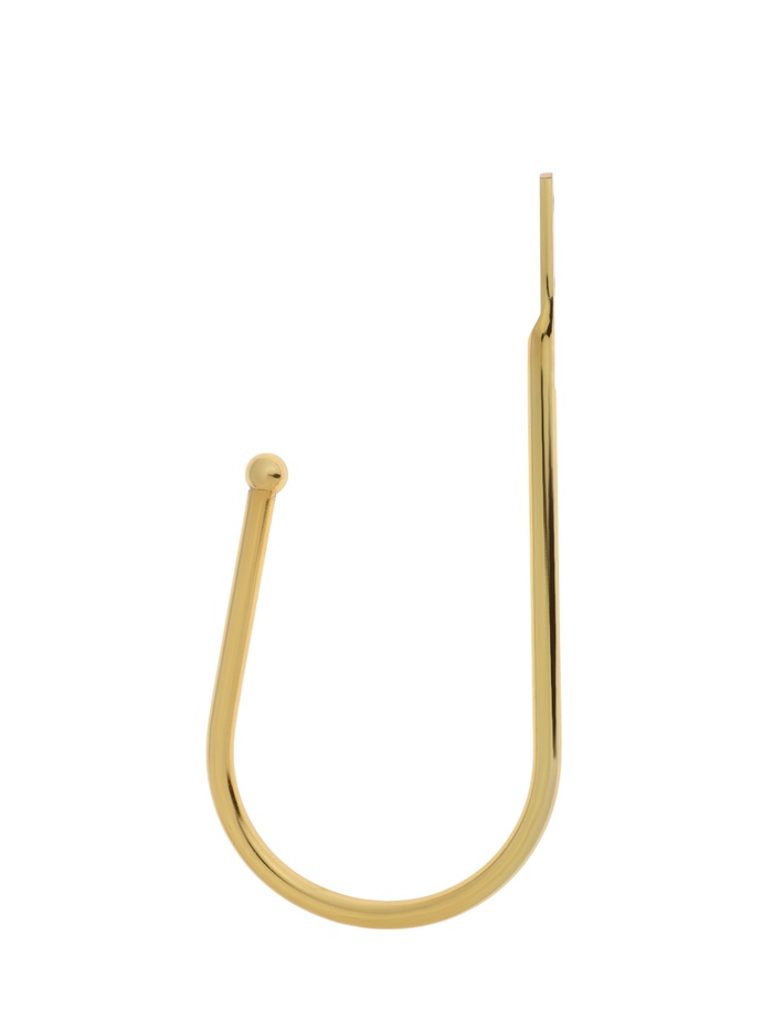 Держатель для штор «ТУНДРА» KS011, однорожковый, цвет золото, 2 шт.