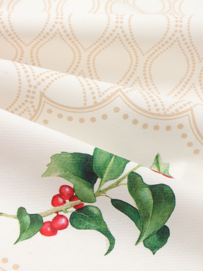 Дорожка «Этель» Christmas wreath, размер 40×149 см, 100% хлопок, саржа 190 г/м²