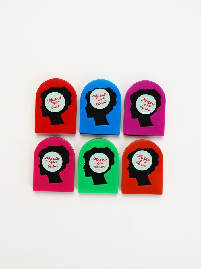 Мелки для волос «Яркие цвета», МИКС цветов