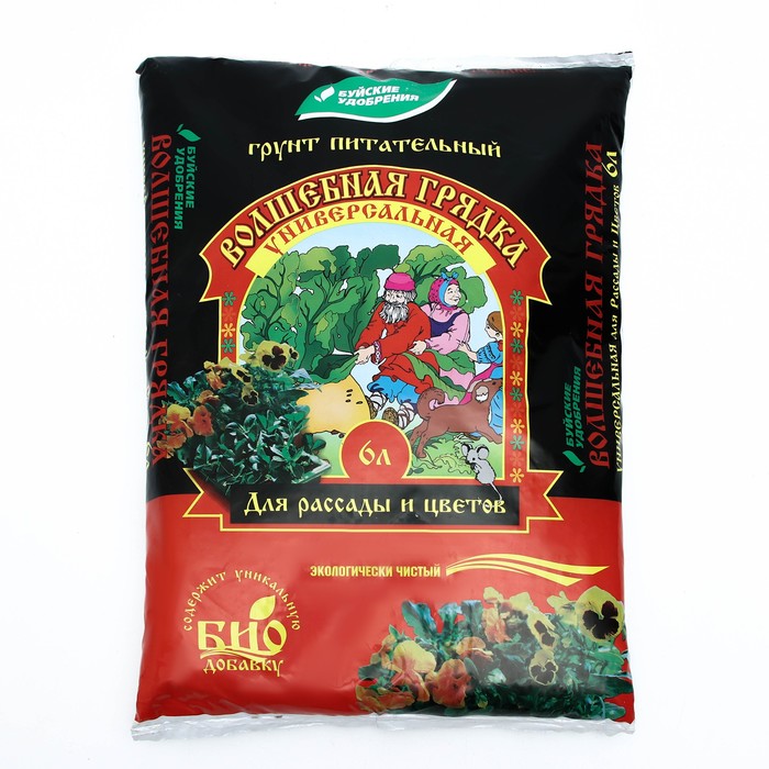 Грунт питательный «Волшебная грядка» универсальный, 6 л