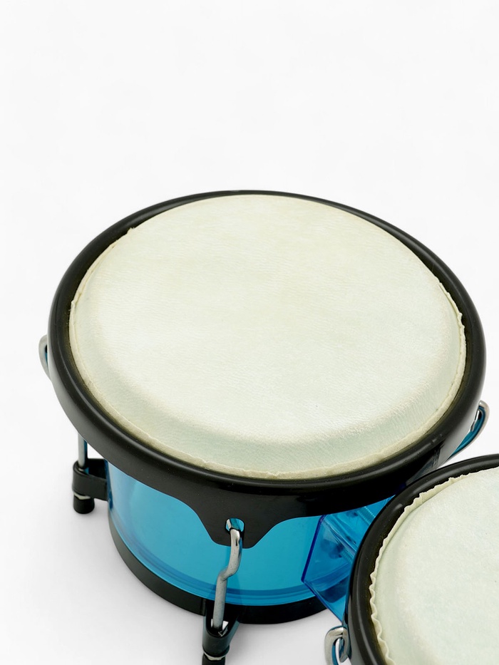 Барабан Бонго Music Life 6×7 дюймов, пластиковый, синий